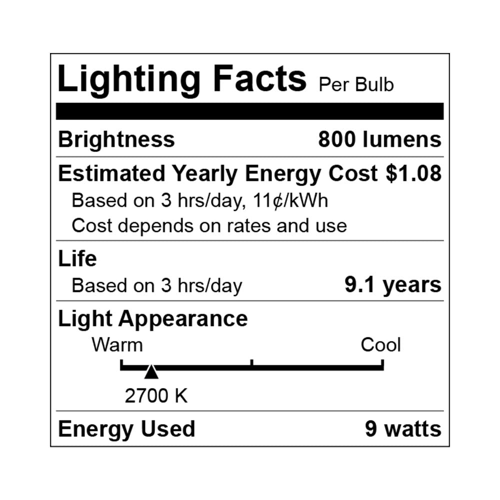 LED A19 60W Non-Dim/Non-ES