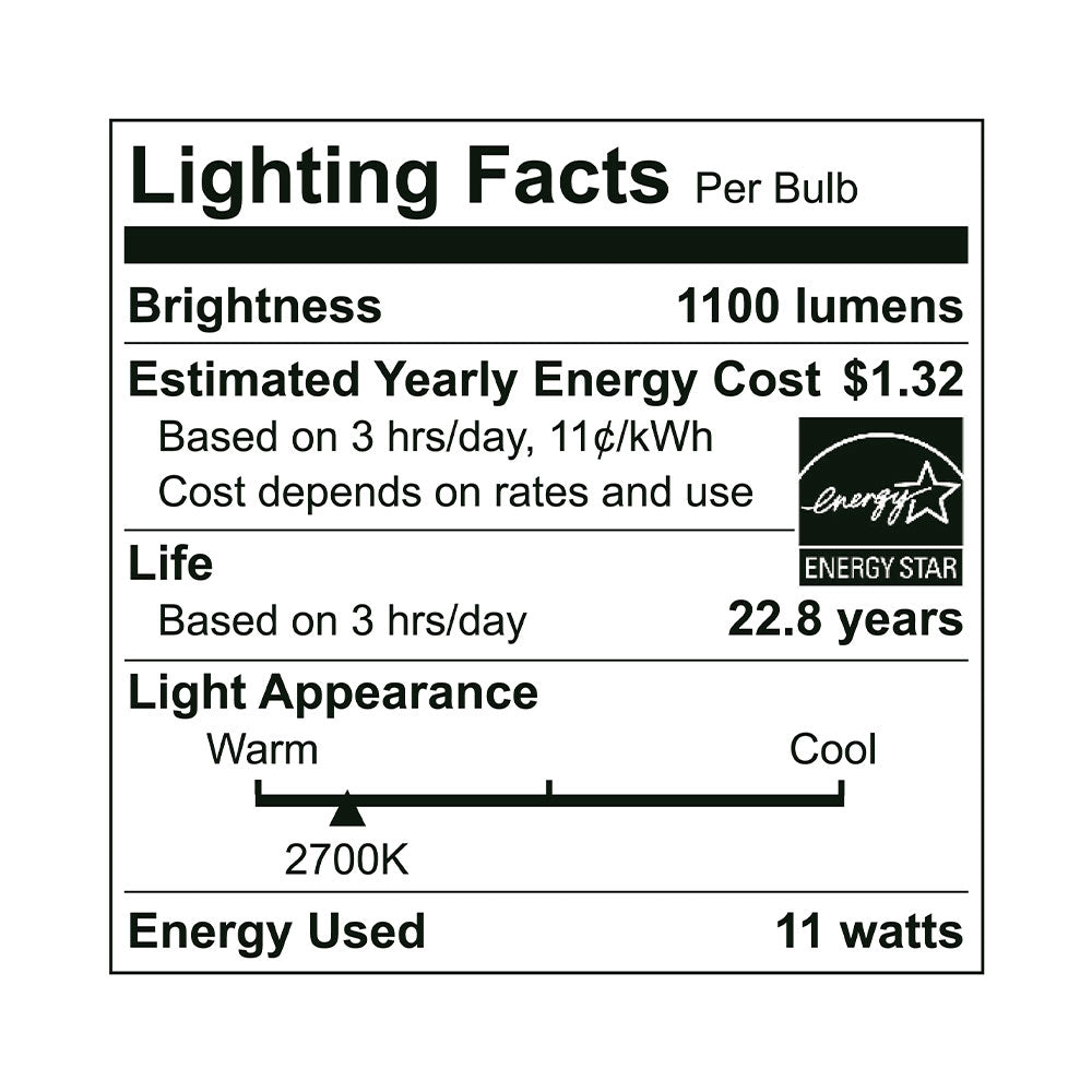 LED A19 75W Dim ES