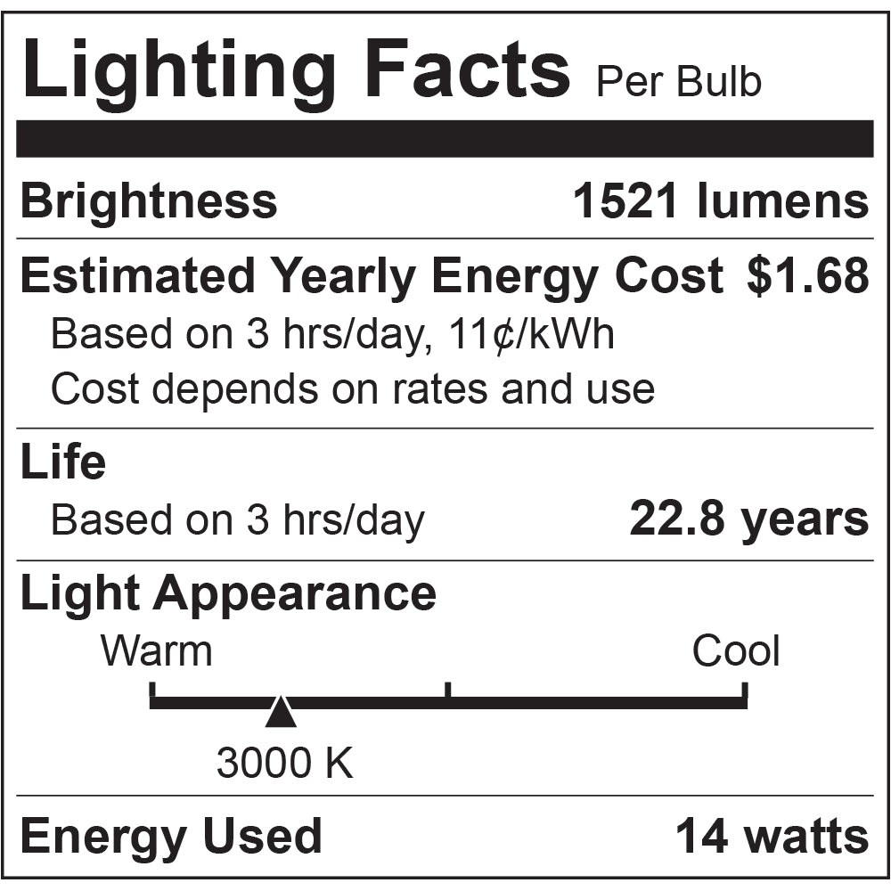 LED A21 100W Non-dim/Non-ES