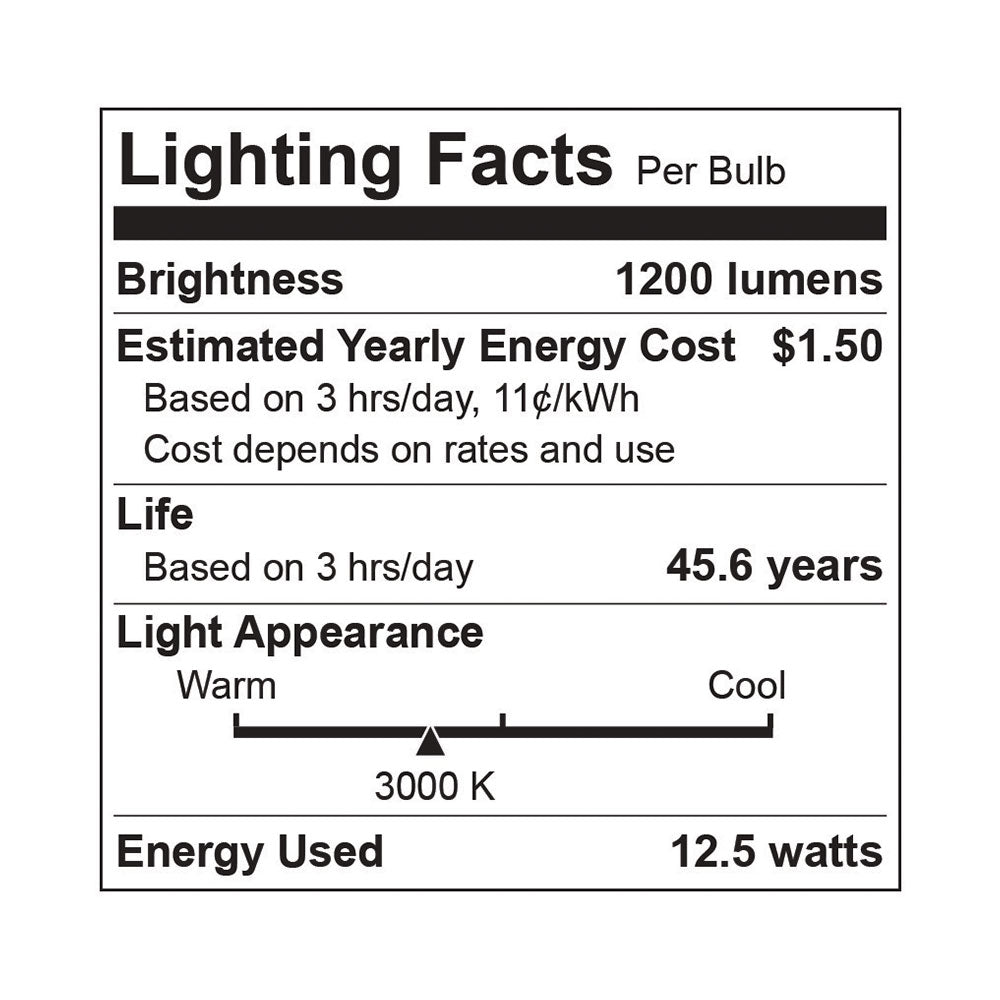 LED Frosted Glass Flame Bulb Fixture w/ Photocell & Motion Sensor