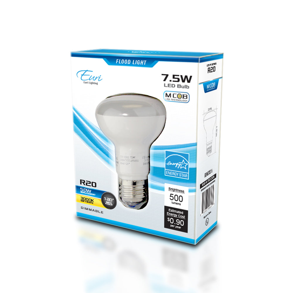 LED R20 7.5W Dim ES