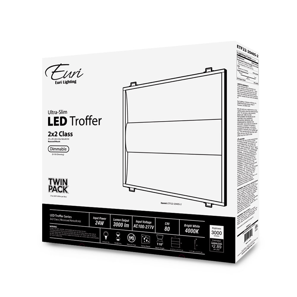 LED TF22 Slim 36W Dim/DLC