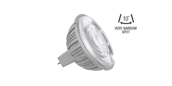 REFINE MR16 12V 7.5W DIM. 10° BEAM ANGLE